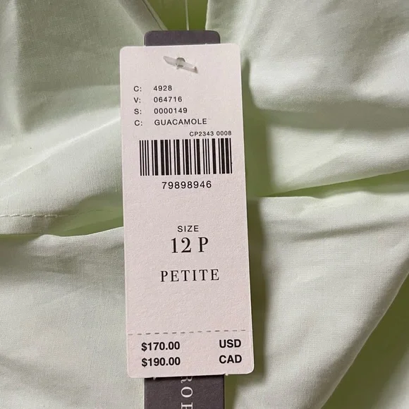 Anthropologie NWT Maeve Ruched Dress; Size 12P yet runs smaller; top rated - Picture 9 of 12